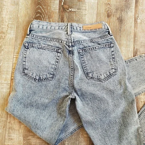 GRLFRND Karolina High Waist Tapered Leg Jean Women’s Size 25 In After The Storm. - Picture 5 of 11